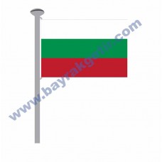 BULGARİSTAN GÖNDER BAYRAK 50x75 ( EBAT SEÇİNİZ )